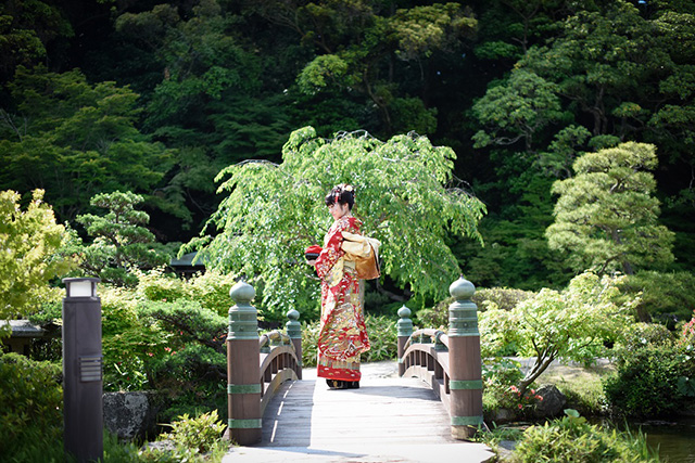 季節を感じて撮影≪下関 長府庭園≫